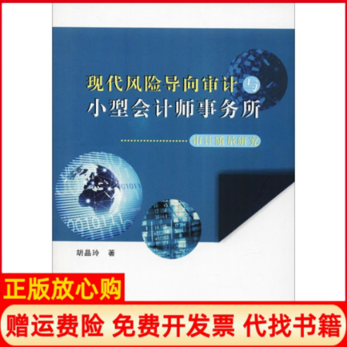 【正版书】现代风险导向审计与小型会计师事务所审计质量研究胡晶玲著西北工业大学出版社9787561259641