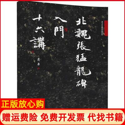 【正版书】北魏张猛龙碑入门十六讲萧华书法大教室精品教材系列萧华著清华大学出版社9787302488910