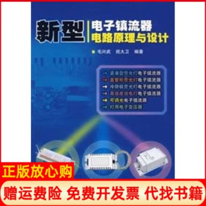 正版书】新型电子镇流器电路原理与设计毛兴武祝大卫编人民邮电出版社9787115162892