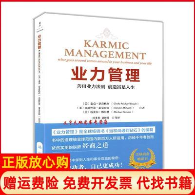 【正版书】业力管理善用业力法则创造富足人生美麦克罗奇格西著克丽丝蒂麦克奈丽著迈克尔郭尔登著华文出版社9787507547481