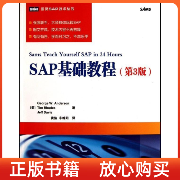 正版书】SAP基础教程安德森罗兹戴维斯黄佳译车皓阳译人民邮电出版社9787115240248