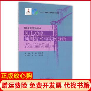 【正版书】风电功率预测技术与实例分析主编王桓徐龙博中国水利水电出版社9787517042129