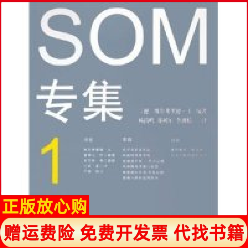 【正版书】SOM专集1维尔弗里德王wilfriedwang著杨昌鸣译郑利军译李湘桔译天津大学出版社9787561821824