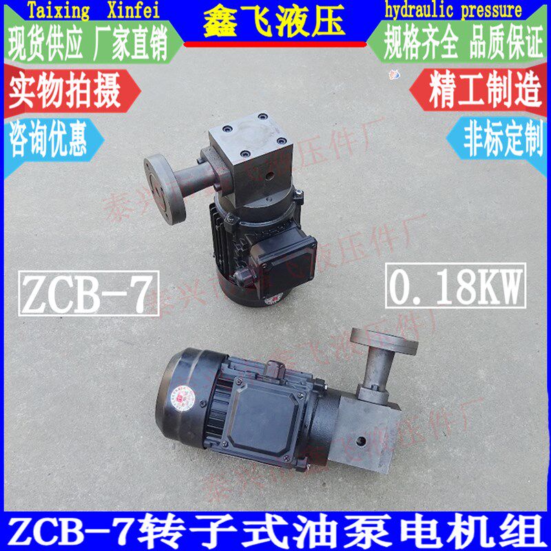 ZB-7转子式油泵SKB-7防爆油泵电机ZCB-7减速机循环泵180W YS6324
