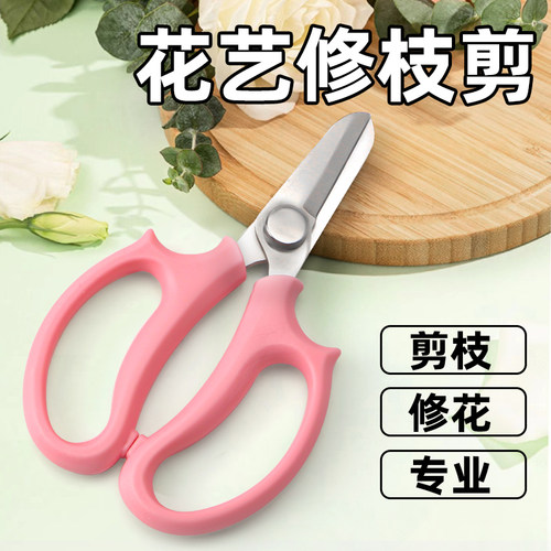 花艺师专用插花剪刀修枝剪家用花艺剪刀鲜花花枝树枝修花专用工具