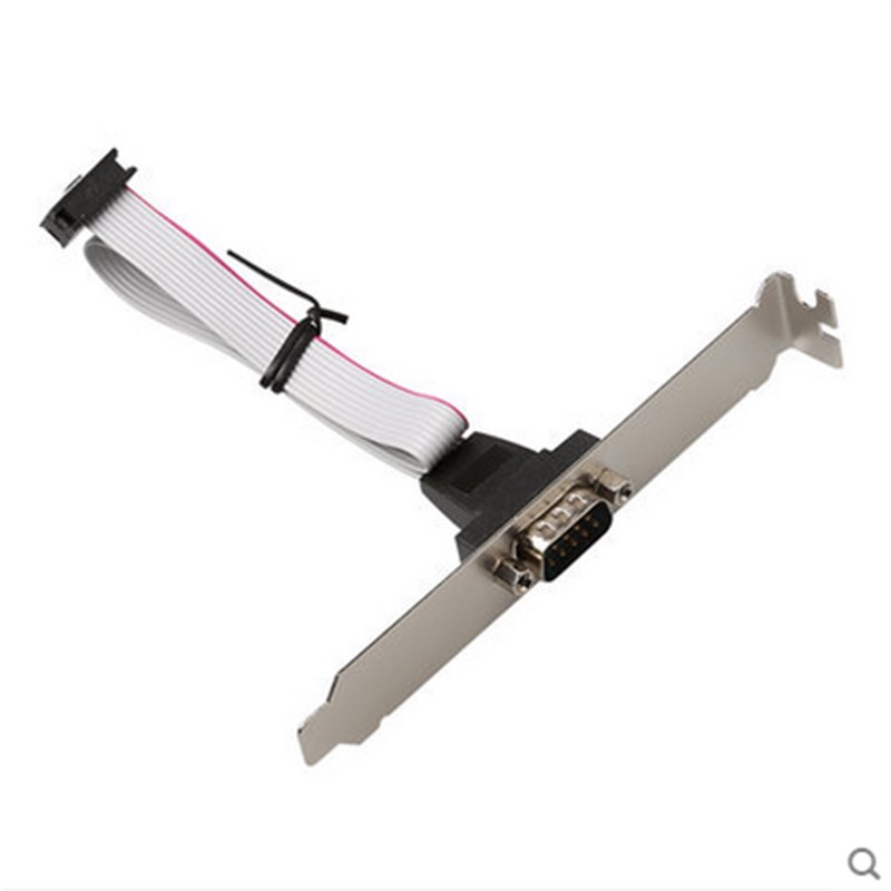 串口挡板线 主板串口线 DB9扩展线 COM口线 9针9母RS232线30CM