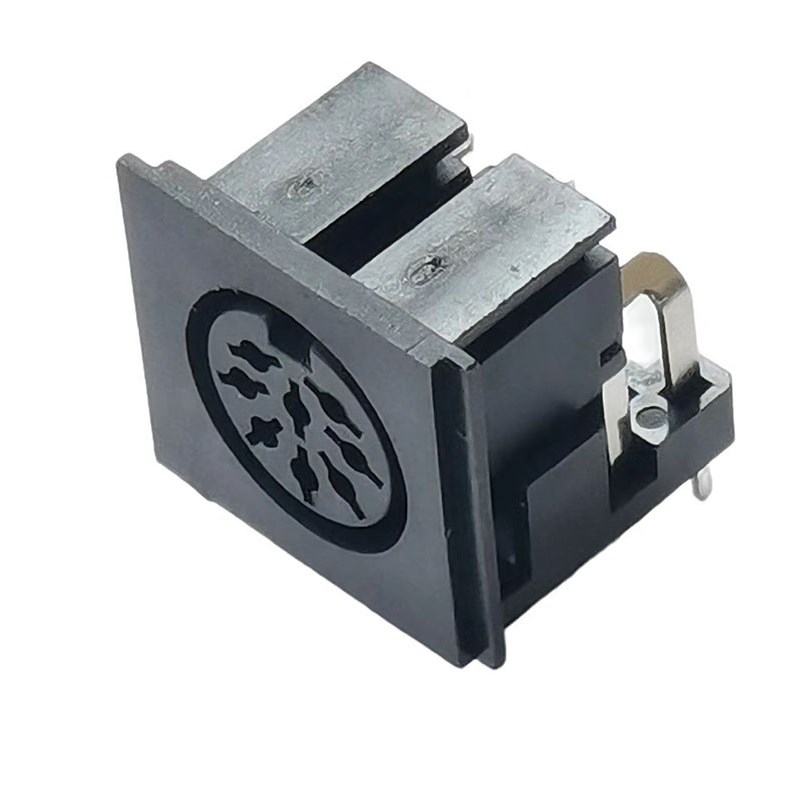 DS-8-03-1 八芯S端子8芯 大键盘母座连接器 DS电源座 DIN插座10脚