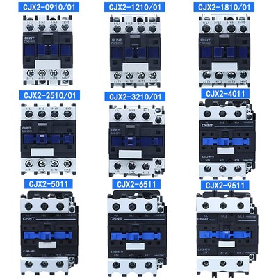 正泰交流接触器CJX2-0910 1201 1810 2510 3210 40/50/65/80/9511