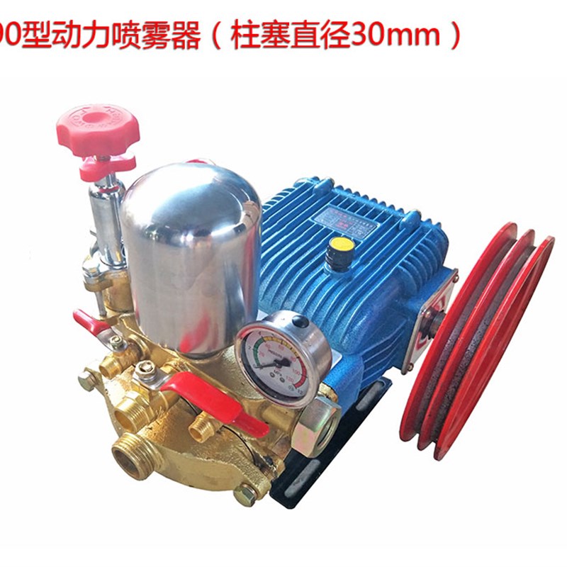 GH 90型条纹三缸柱塞水泵30mm强硬喷瓷柱塞免黄油 农用打药喷雾器