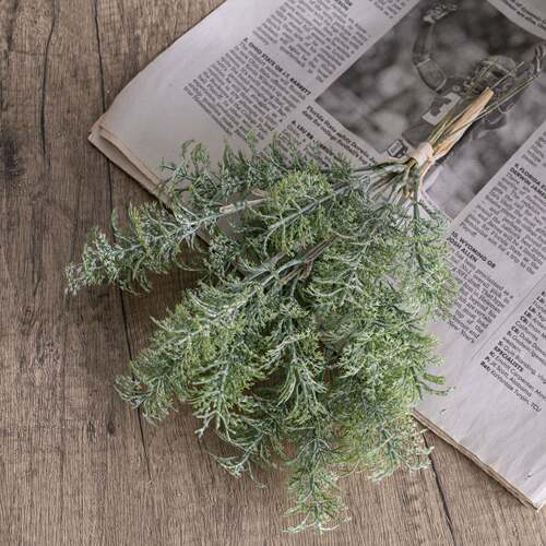 假花四叉香草手札厂家仿真花绿植物 婚庆装饰工艺品INS风跨境