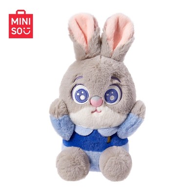 MINISO名创优品迪士尼疯狂动物城毛绒玩偶朱迪尼克闪电豹警官公仔