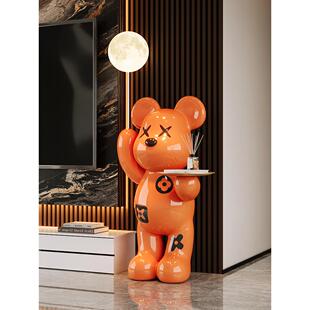 暴力熊存钱罐网红新款客厅摆件大型落地电视柜旁边装饰品高端大气