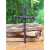 欧洲覆古铸铁十字墙挂墙装 饰道具手持手工挂件家庭客厅装 饰