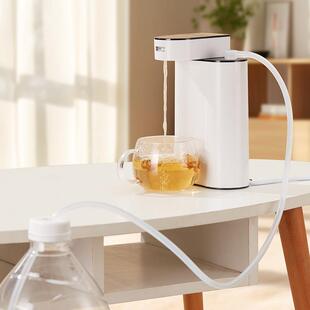 折叠桌面迷你旅行可携式瞬热饮水机台式小型桶装矿泉水加热器旅游