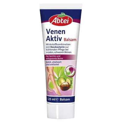 德国Abtei爱普泰七叶树籽静脉软膏曲张男女护腿霜125ml