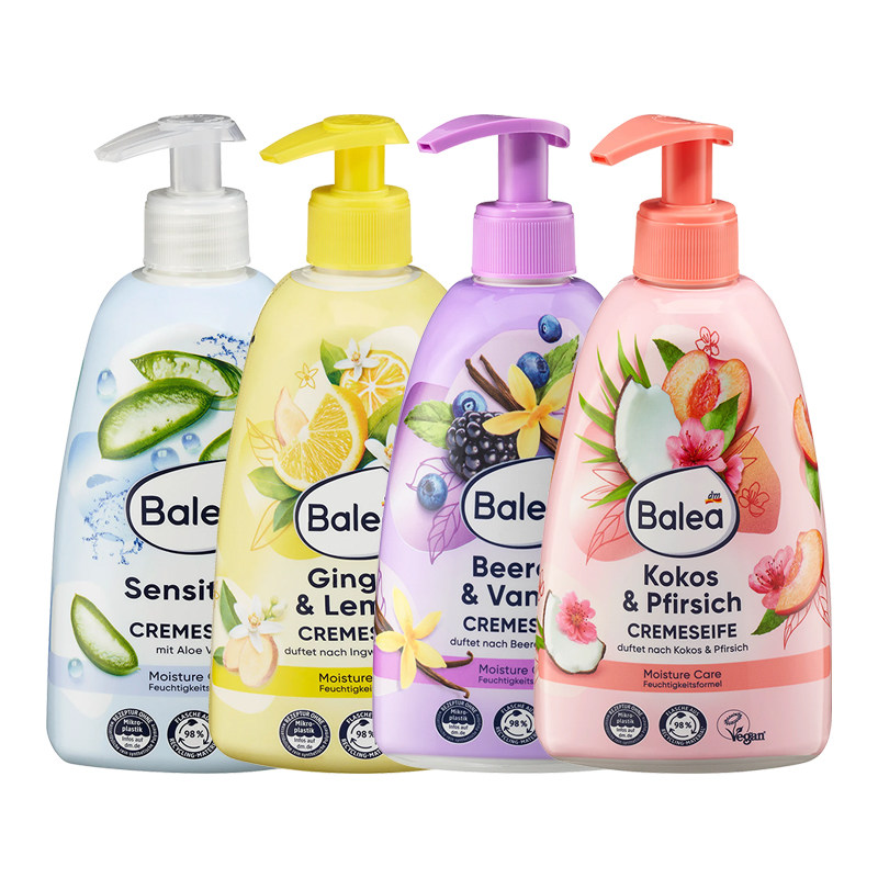 德国dm芭乐雅Balea蜜桃椰子味洗手液500ml【保税直发】,美容护肤/美体/精油,手膜,淘宝优惠券,粉丝福利购,淘宝优惠卷