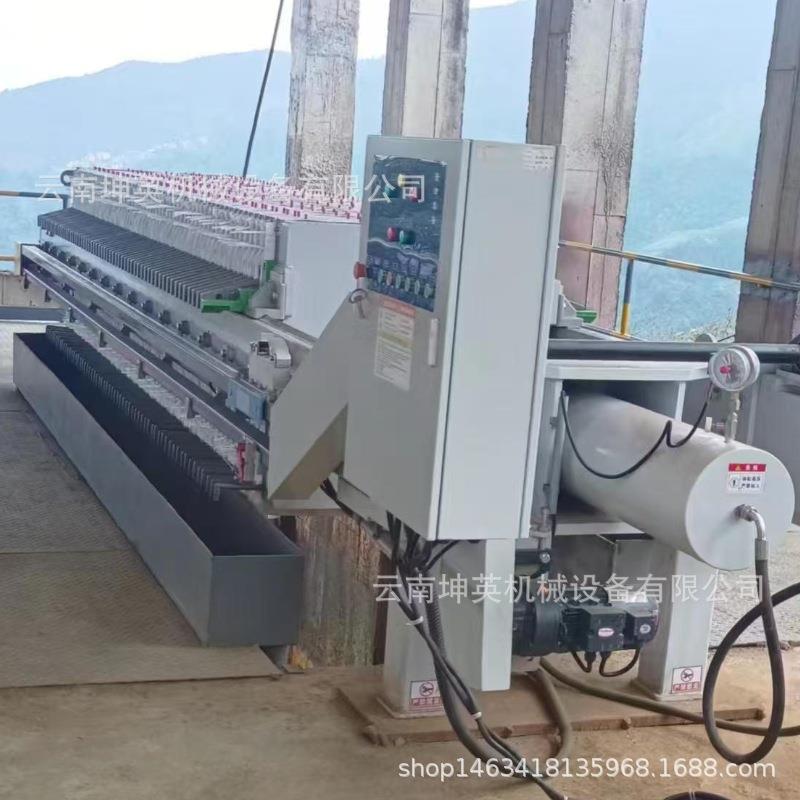 不锈钢板框厢式压滤机1250型过滤石材污水自动翻板隔膜压滤机