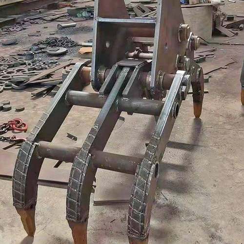 液压抓钢机固定式抓废铁抓钢机器废钢抓斗航车抓