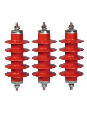 比普10KV高压氧化锌避雷器HY5WS-17/50配电型一体式无间隙防雷器