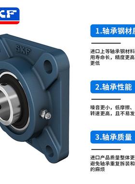 原装正品S K F FY 55 TF带座球轴承滑动轴承滚动轴承