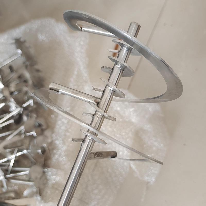 小型搅拌三叶桨片螺旋搅拌杆 碳钢不锈钢搅拌轴 搅拌机搅灰器