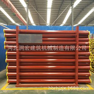混凝土输送泵3米泵直管 润宏125高压泵管 砼泵管道配件工厂供应