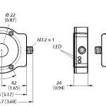 原装正品TURCK图尔克增量式编码器RI360P0-QR24M0-0008X2-H1181