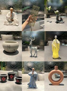 海鲜姿态盘装饰酒店菜品冷盘盘装饰日式点缀小饰品创意刺身盘装饰