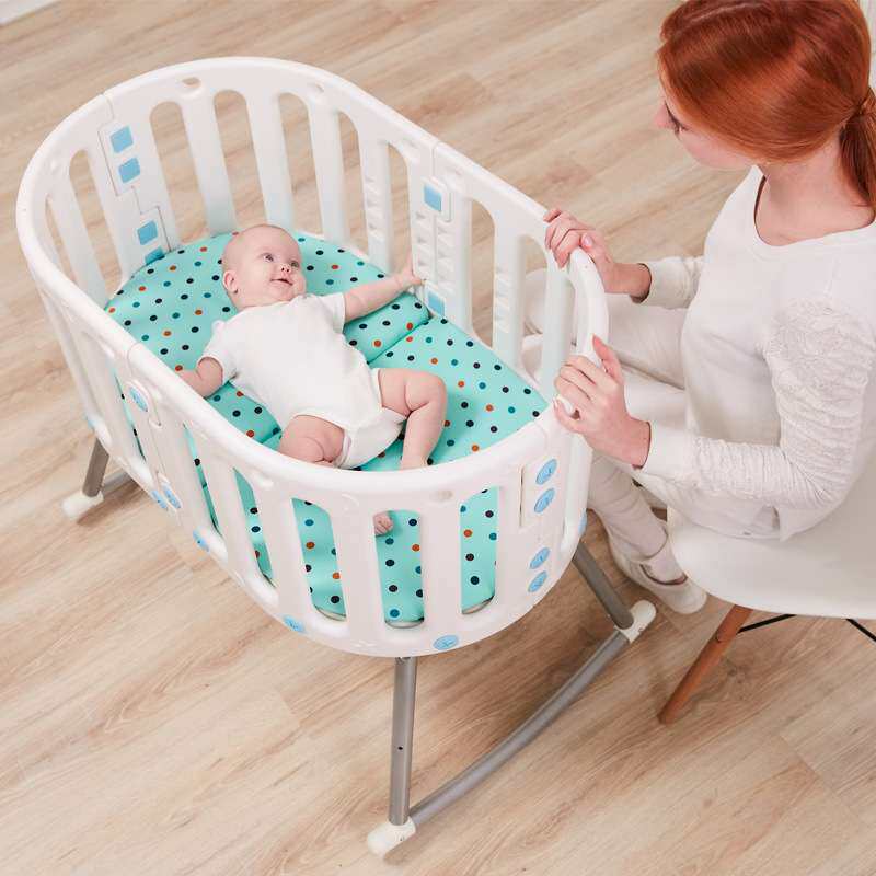 宝宝餐椅新生儿童欧式亲子餐桌椅可折叠多功能bb拼接床无漆婴儿床