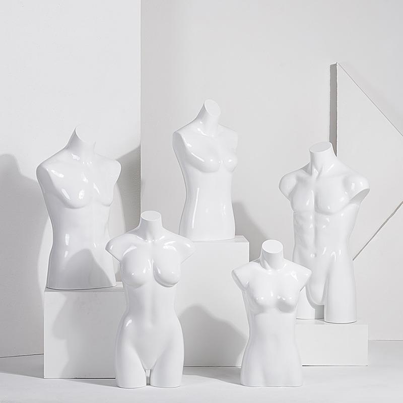 二分之一男女台模模特道具女半身展示架女装服装店橱窗假人模特架