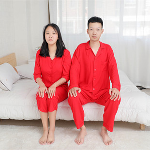 粤港新娘结婚上头梳头睡衣传统女生出门龙凤褂垫底棉质红色意头衣