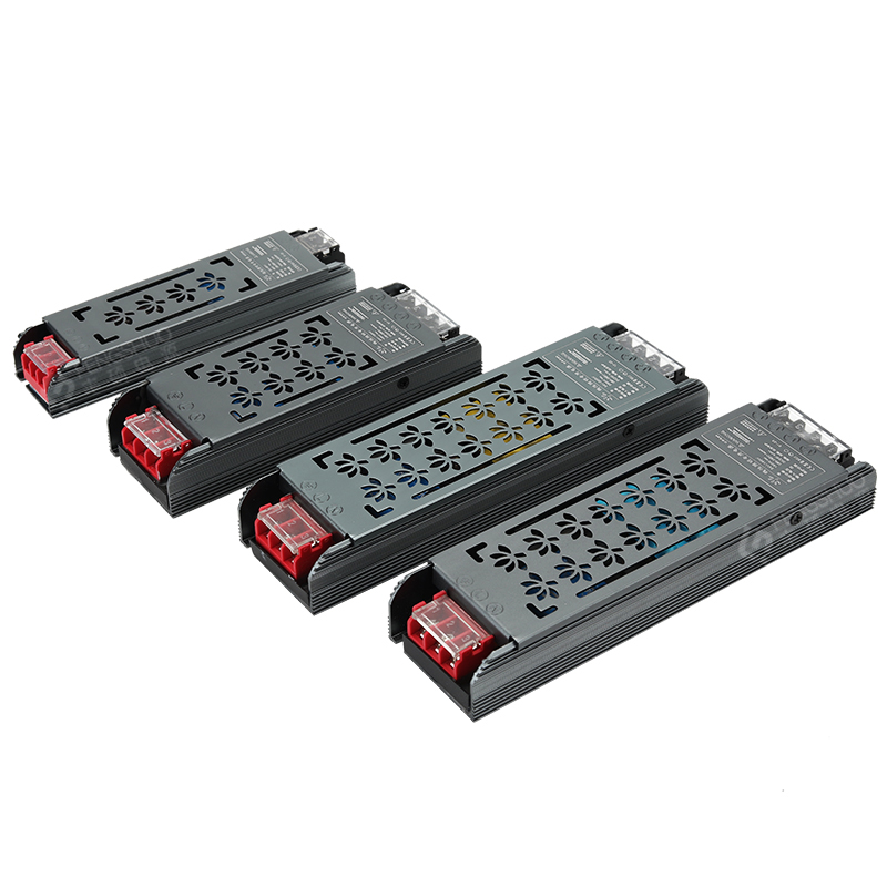 led线型灯变压器24v100w300w220伏转12v长条超薄cob灯带开关电源