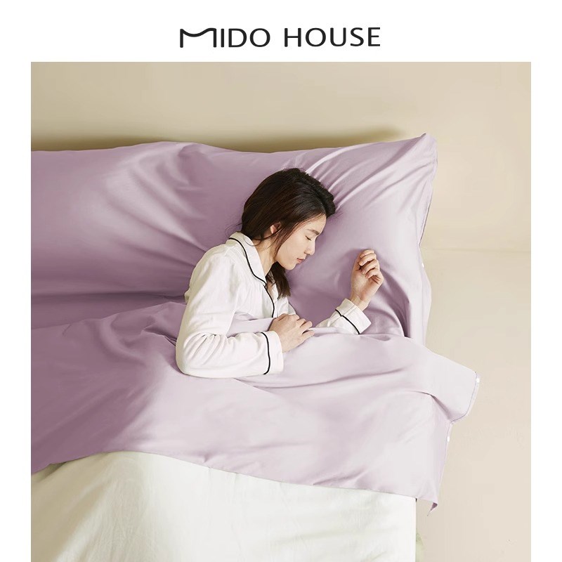 酒店隔脏睡袋纯棉旅行抗菌床单被套宾馆出差防脏被罩便携四件套