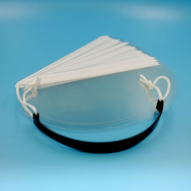 理发店剪发刘海贴遮档脸护眼烫染发美发工具一次性透明碎发面罩