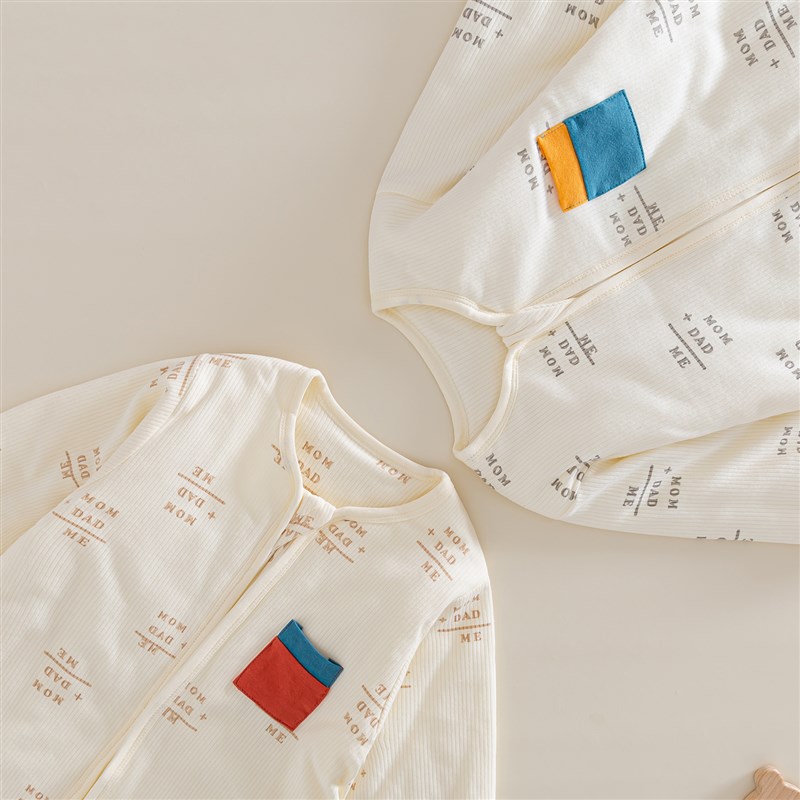 婴儿分腿睡袋秋冬款宝宝夹棉连体睡衣儿童防踢被子神器拉链式春秋