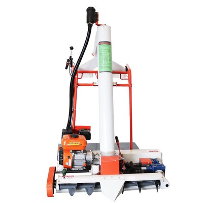 双出口收谷机装袋机家用自走式收粮食稻谷小麦吸粮机小型农用神器