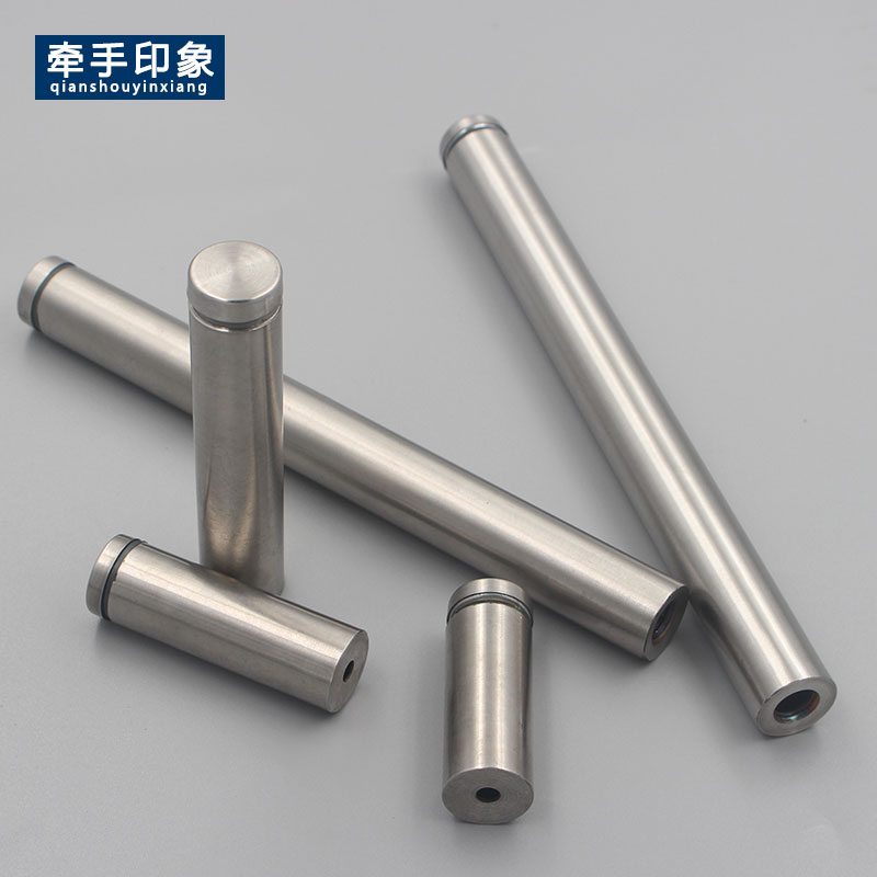 304不锈钢加长加粗广告钉亚克力玻璃瓷砖固定装饰钉螺丝镜钉 遮丑