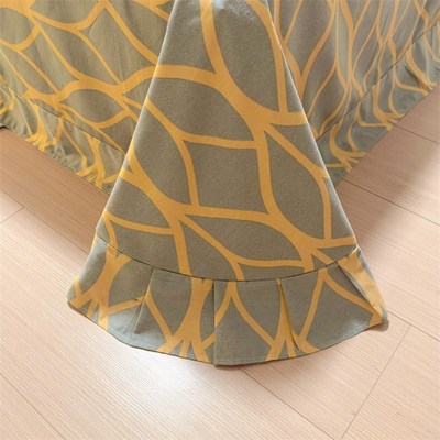网红加厚全棉磨毛被套单件被罩100纯棉160x210秋冬1米5床单四件套
