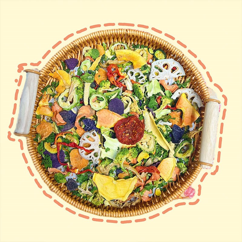 【DKJESSI】jessi家仓鼠零食金丝熊粮食脱水饲料宠物什锦蔬菜沙拉