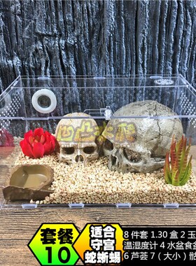 宠物饲养盒亚克力爬虫箱蜘蛛蜥蜴守宫角蛙蛇蟒甲虫302015爬宠盒
