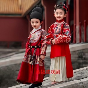 儿童明制乌纱帽翼善冠汉服男童装圆领袍飞鱼服男帽锦衣卫皇帝帽子