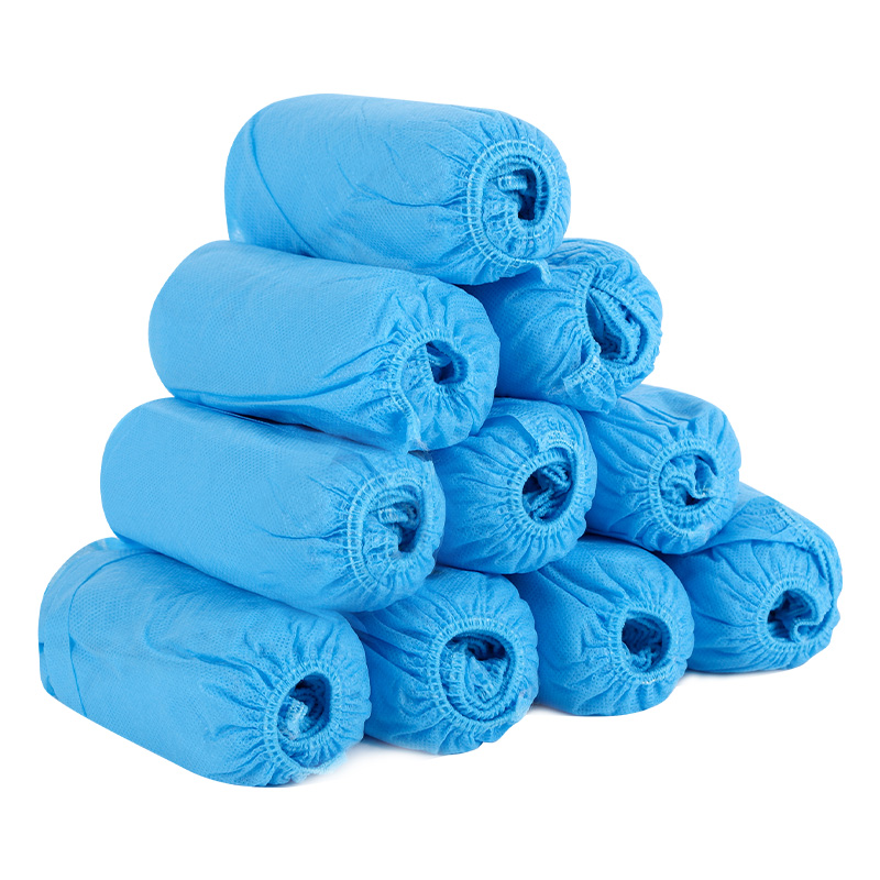 2000只一次性鞋套加厚不织布室内防尘家用防滑机房学生脚套整箱