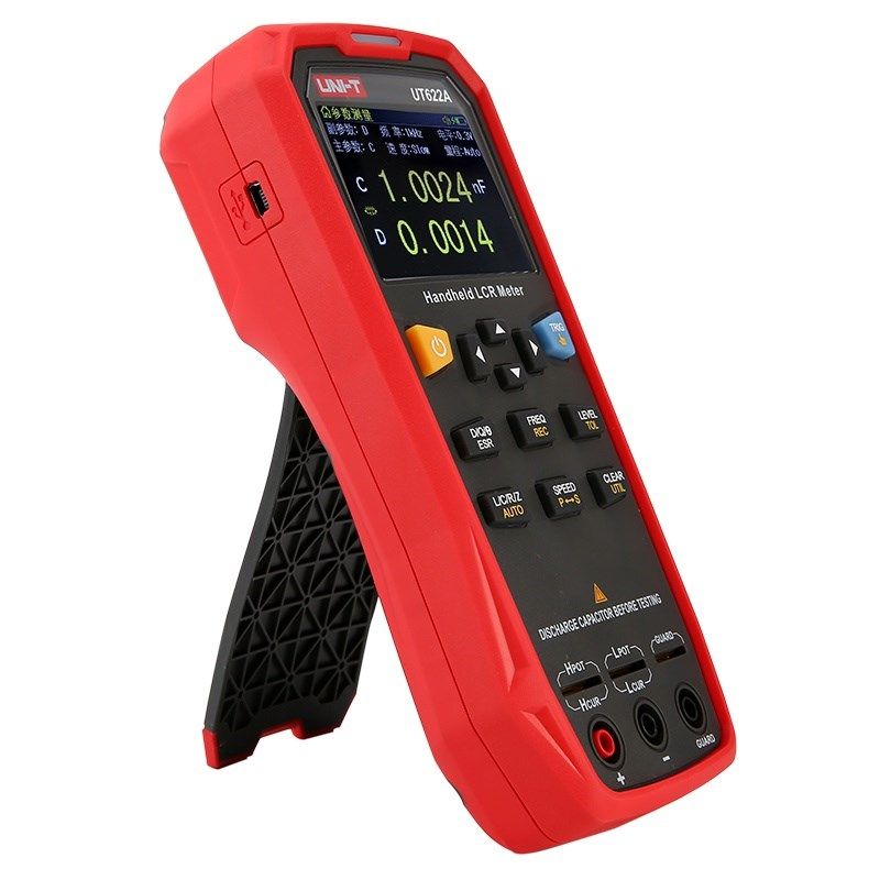 优利德UT622A/C/E手持LCR 数字电桥高精度元件电阻电感电容表测量