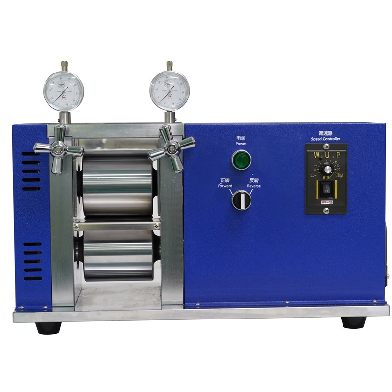 加热对压机电锂电池材料试验设备金属锂极片辊压机可按需求定宽度