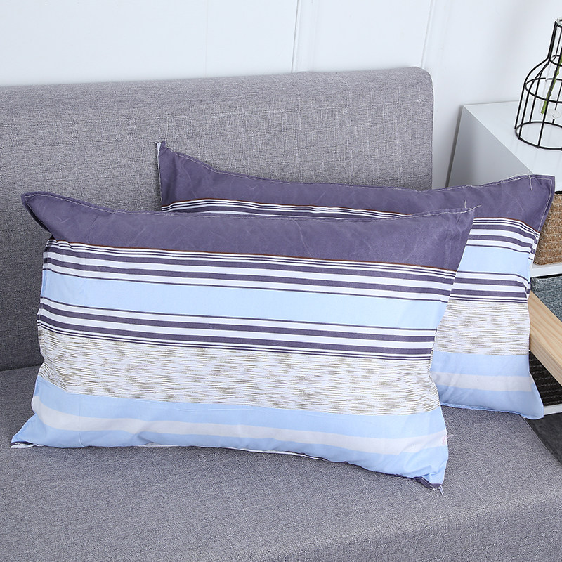 成人学生宿舍枕头单人护颈枕芯带枕套情侣简约可爱卡通家用一只装