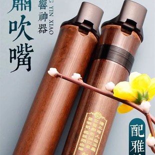 洞箫助吹器初学入门迷你短萧吹嘴 箫零基础轻松吹响6孔8孔通用