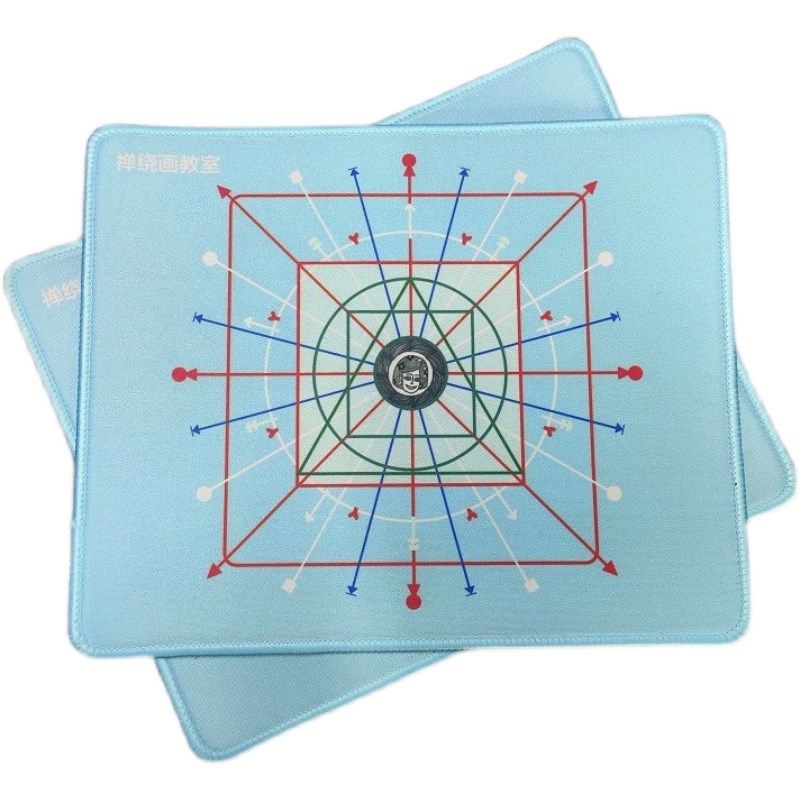 禅绕画分区垫辅助工具多功能六等分十二等分二十四等分缠绕画垫子