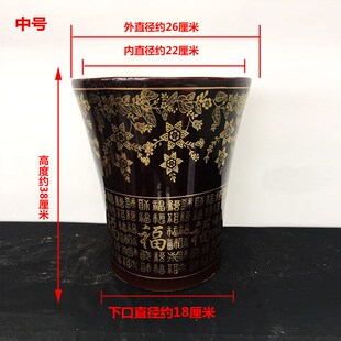 小号中号大号特大号超大号圆口陶瓷花盆公司家用绿植幸福树花瓶