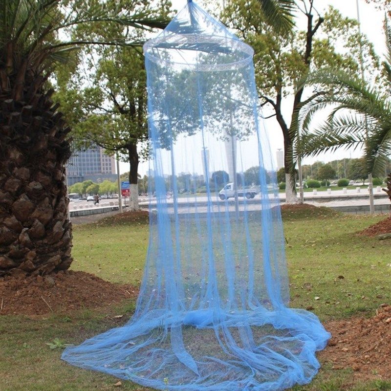 吊顶蚊帐圆形圆顶公主风宫廷落地帐纱家用学生宿舍上铺蚊帐免安装