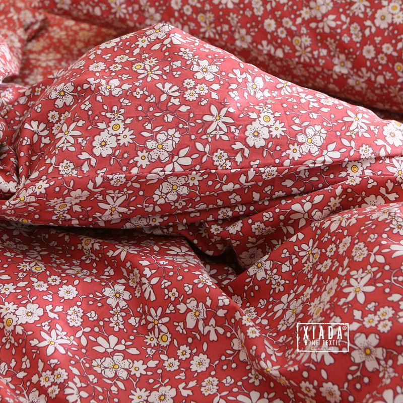 秋冬碎花被套单件纯棉厚斜纹全棉被罩宿舍1.5双人2.0x2.3 2.2x2.4